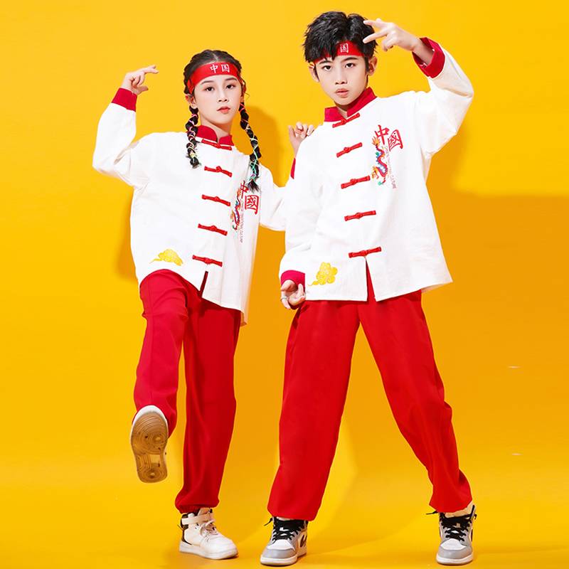 Chinese long-sleeve suit for men and women